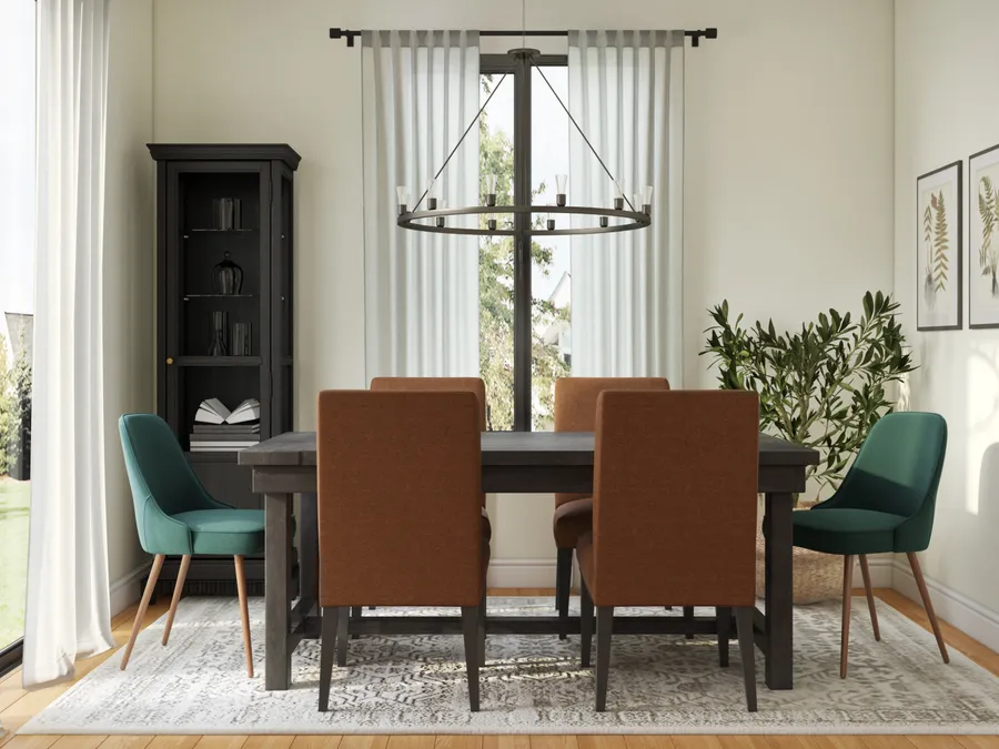 Dining Room · Industrial designed by Abby