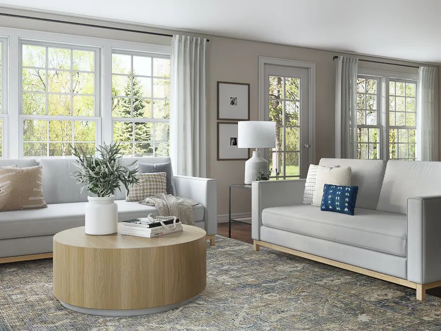 Living Room · Contemporary designed by Sarah