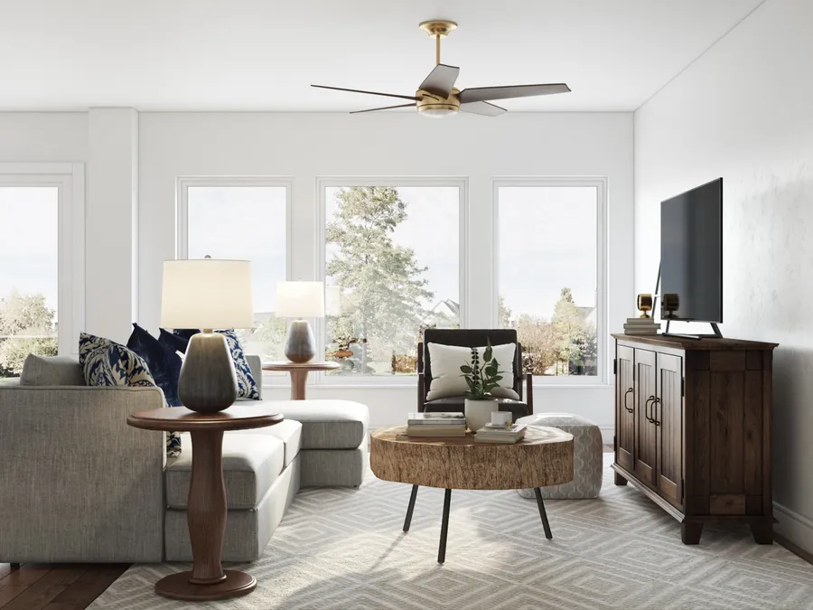 Living Room · Farmhouse designed by Anna