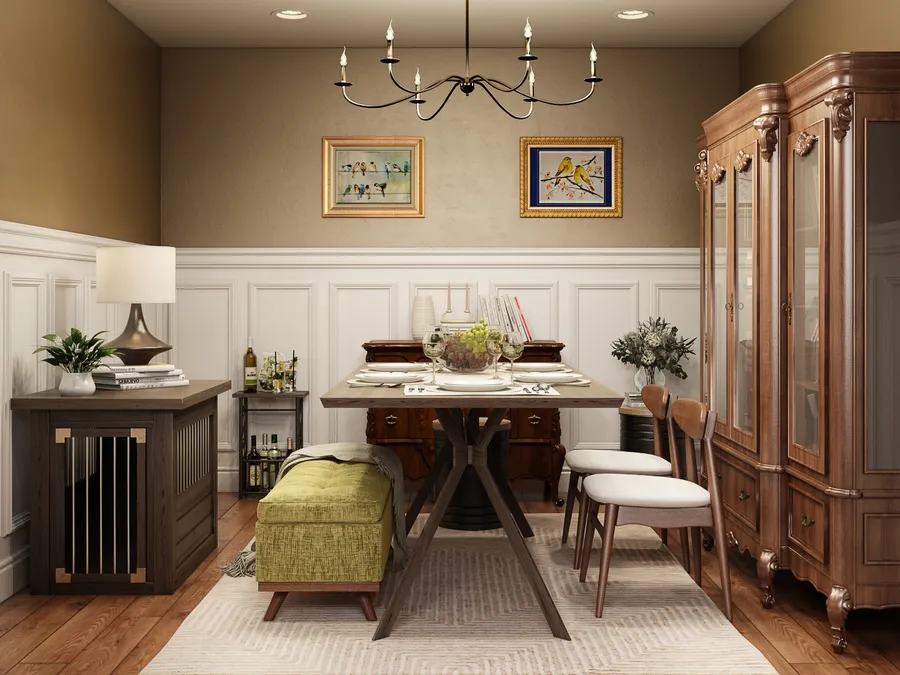 Dining Room · Eclectic designed by Raquel