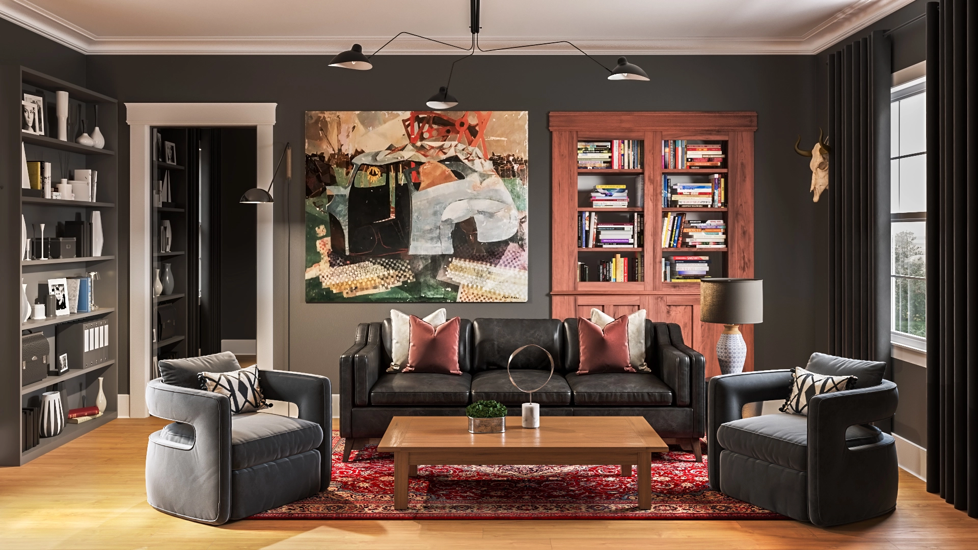 Beahm swivel barrel store chair
