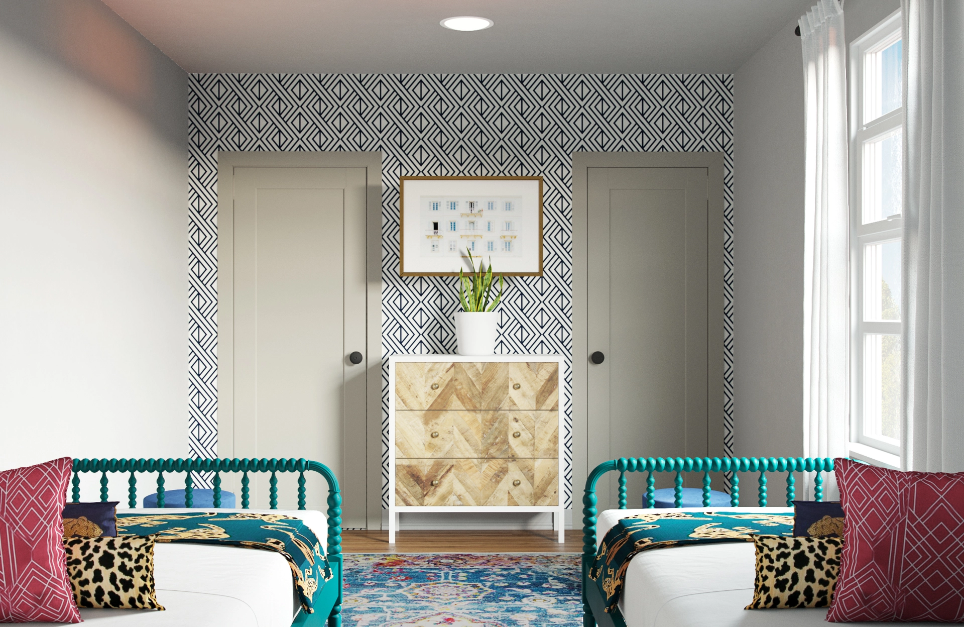 Jenny lind cheap peacock bed