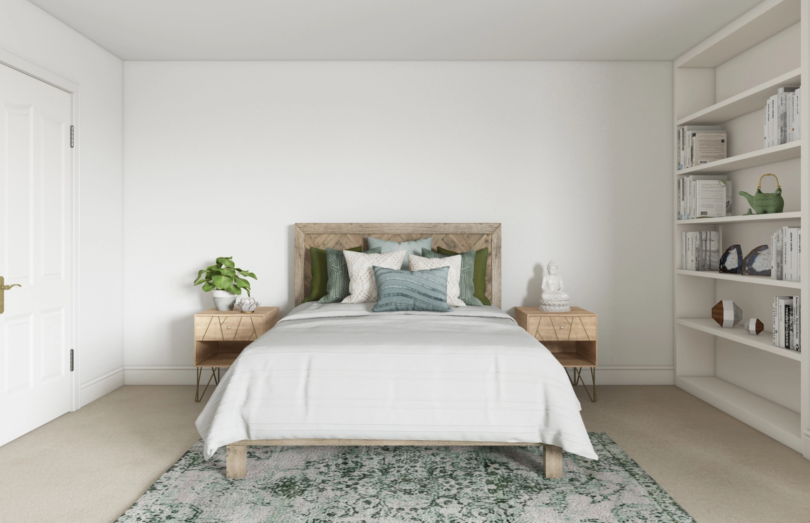 Hensley Reclaimed Wood Platform Bed Queen Weathered Gray