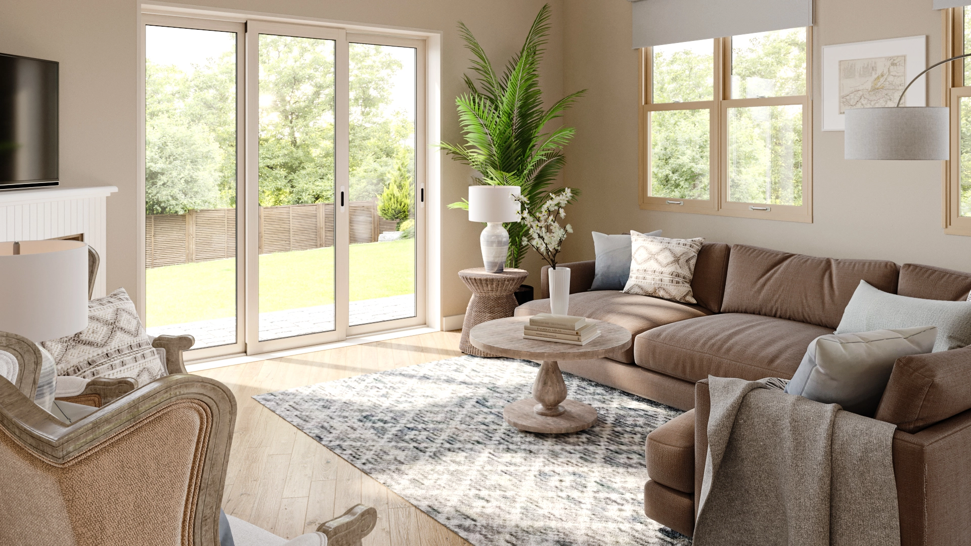 Lorinda wingback on sale chair