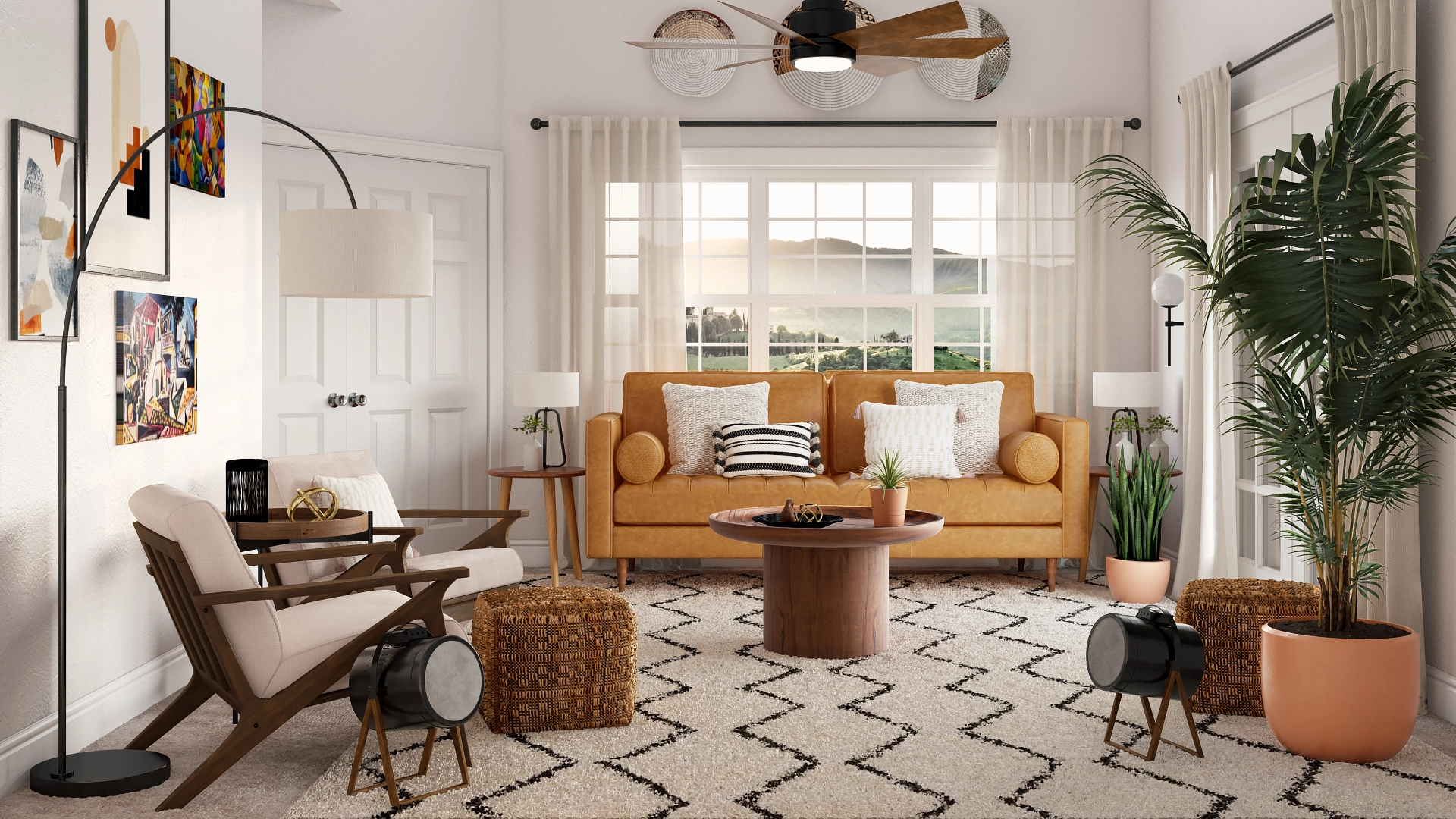 Curved sofa store crate and barrel