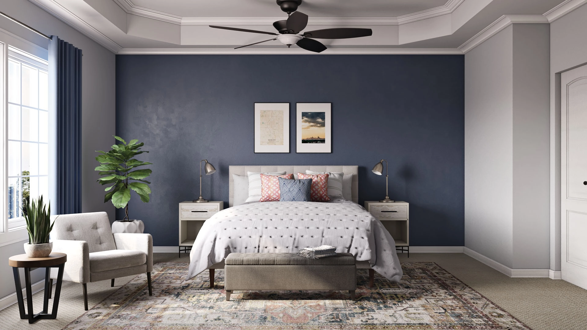 West elm tiled sales nightstand