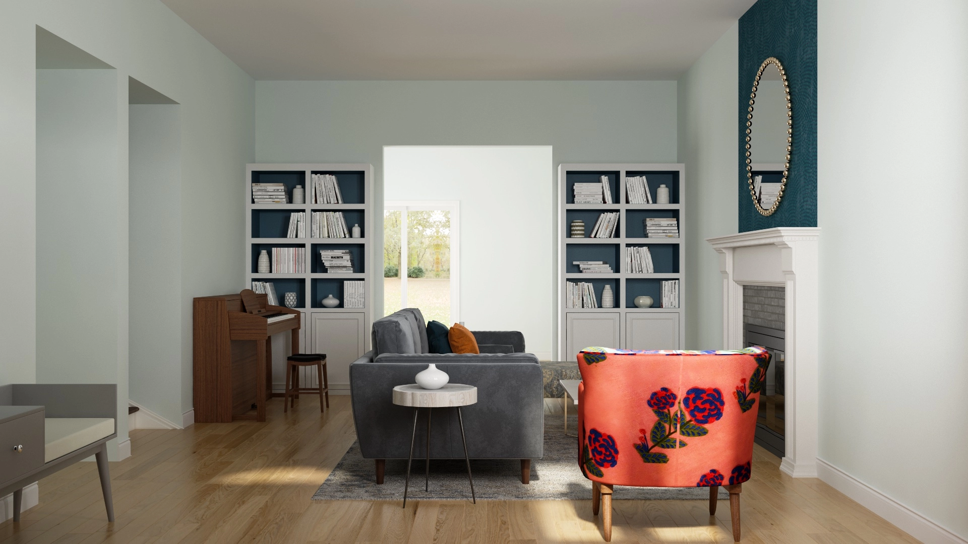 Domenic wood storage hot sale bench