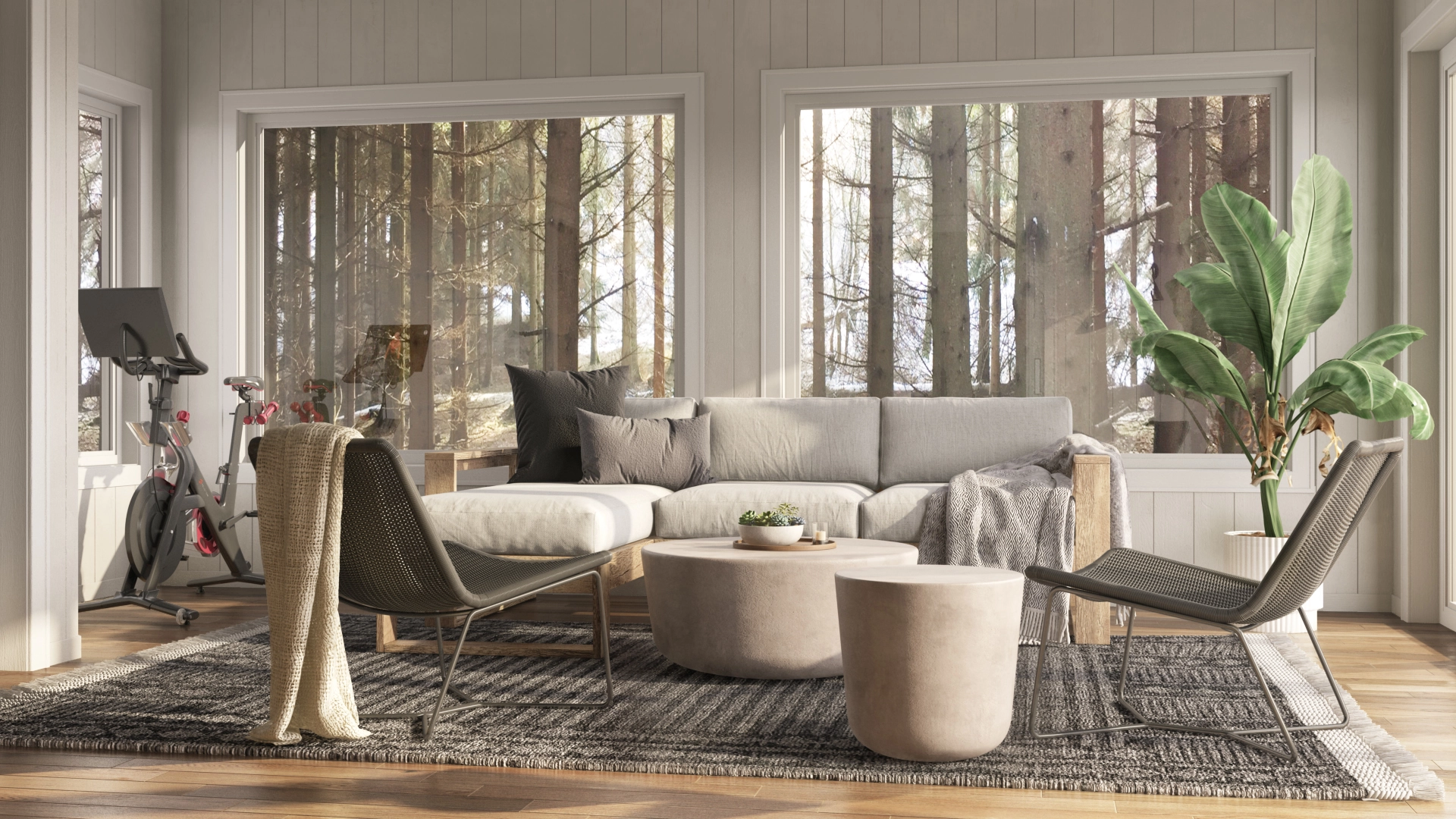 Cap Grey Large Cement Coffee Table CB2 Havenly