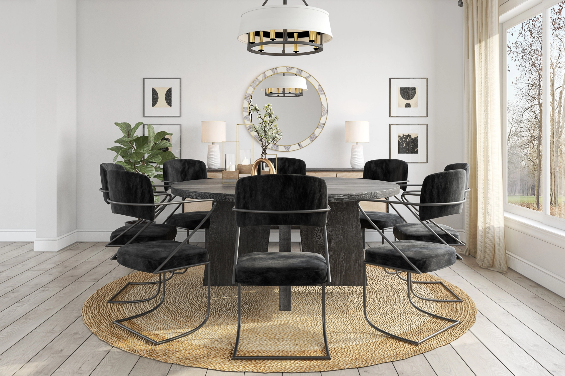 Gaff metal frame chair best sale