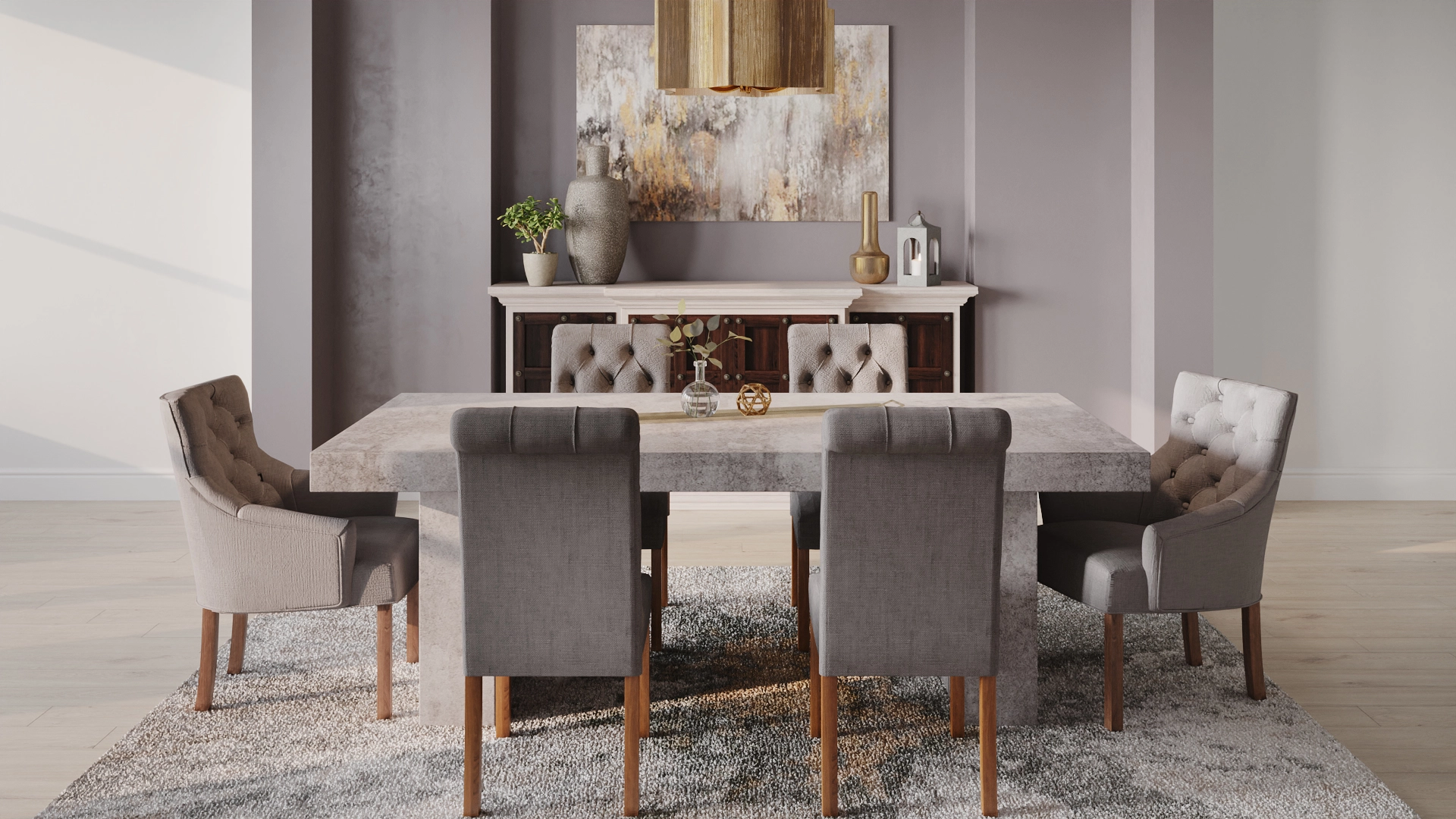 Delta brass sales dining chair