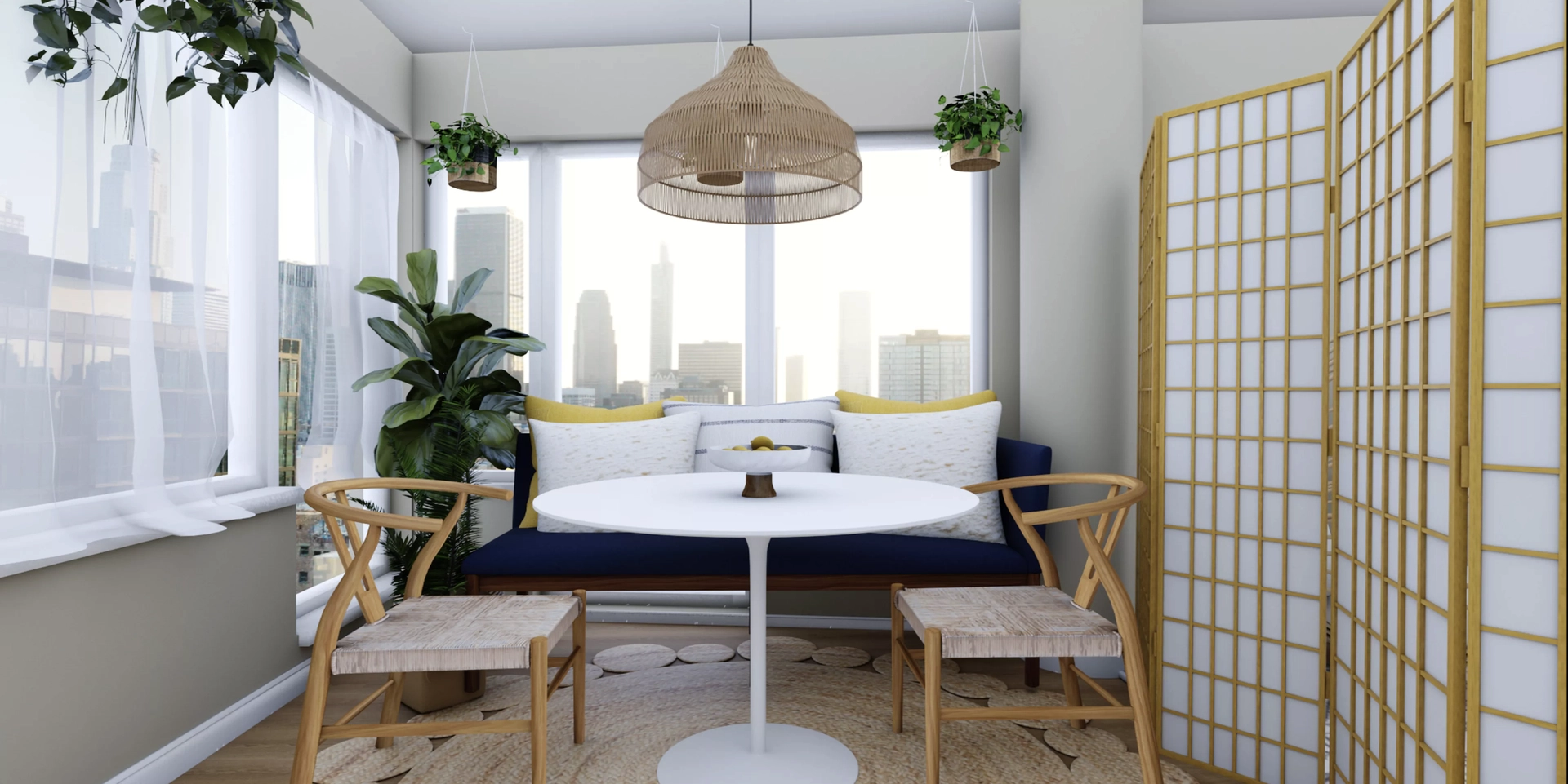 Feast Twilight Blue Dining Bench Article Havenly