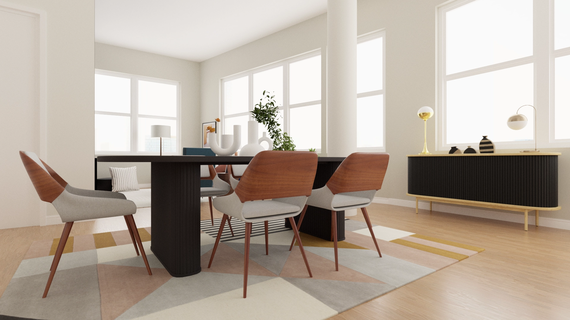 Thelonius upholstered dining chair outlet