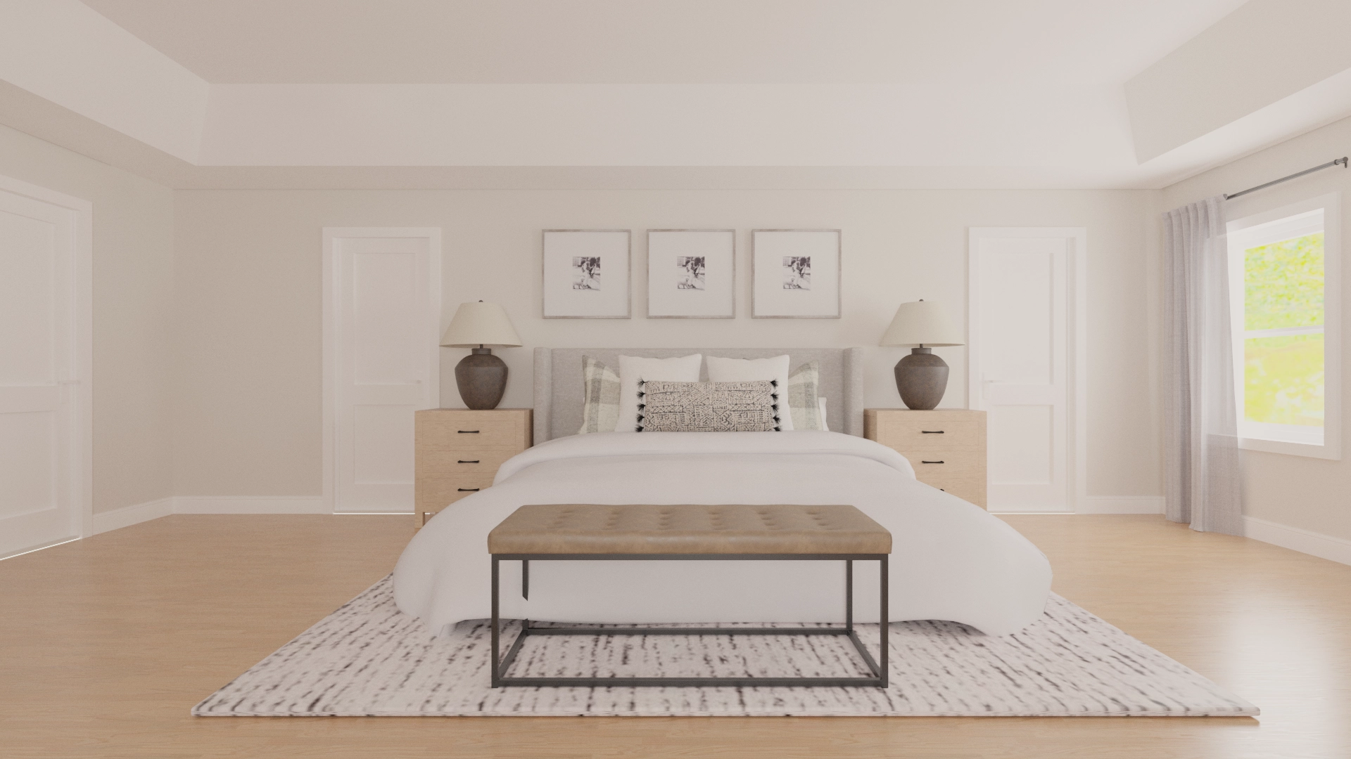Elliot Shelter Bed King Low Headboard 46.5