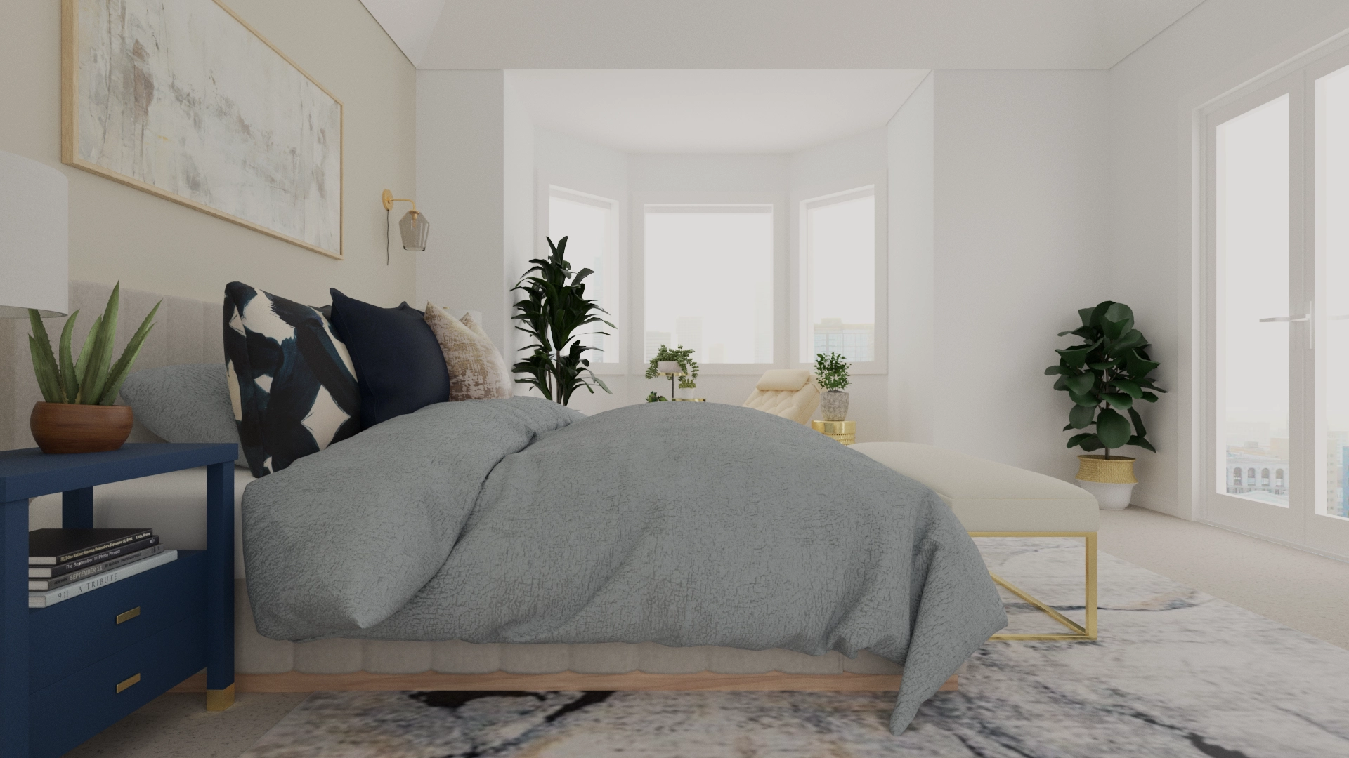 Brynner upholstered bed hotsell