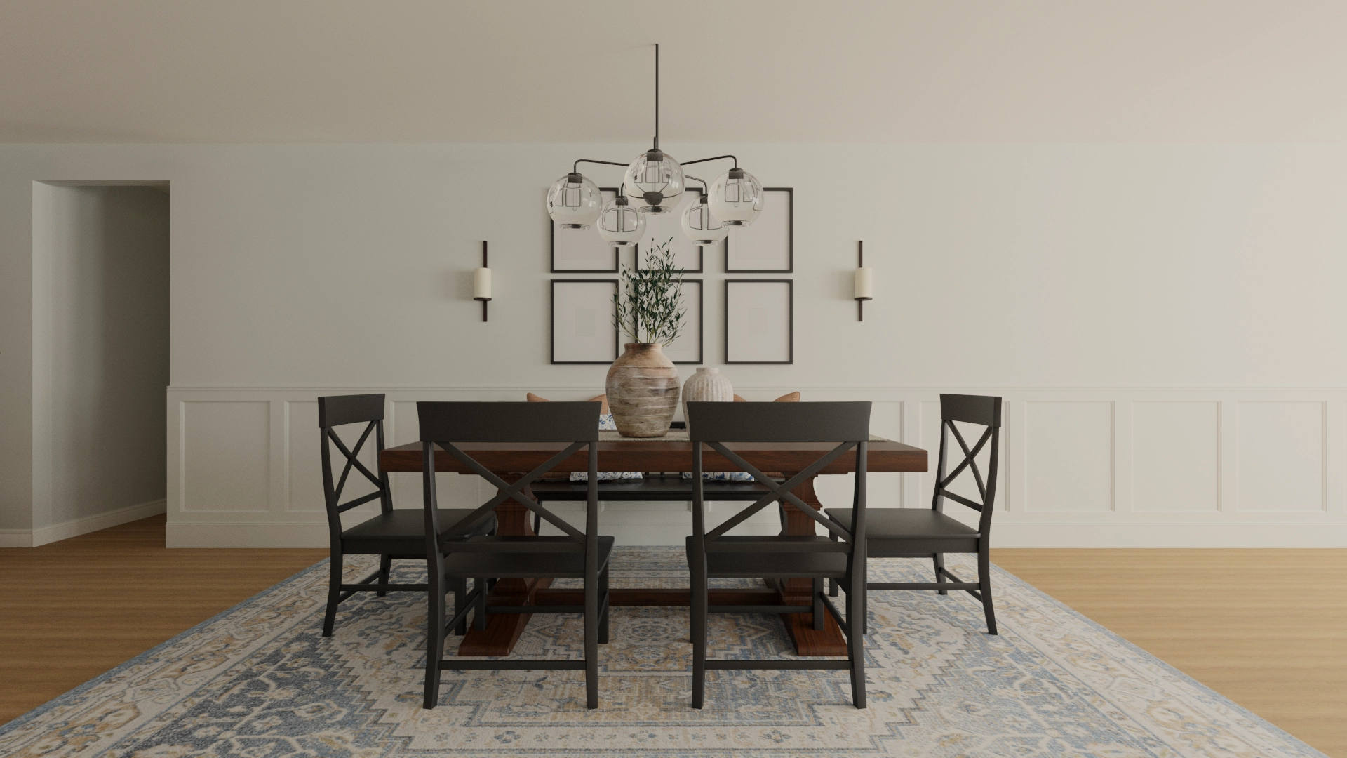 Banks extending dining shop table alfresco brown