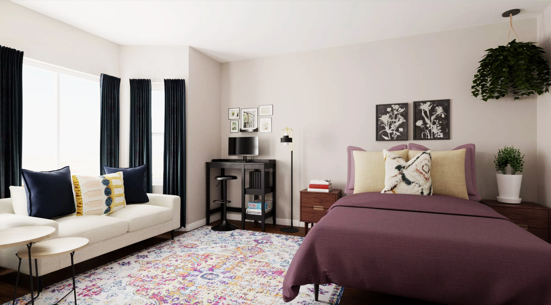 Ellery Upholstered Bed Full Lustre Velvet Linen Pottery Barn