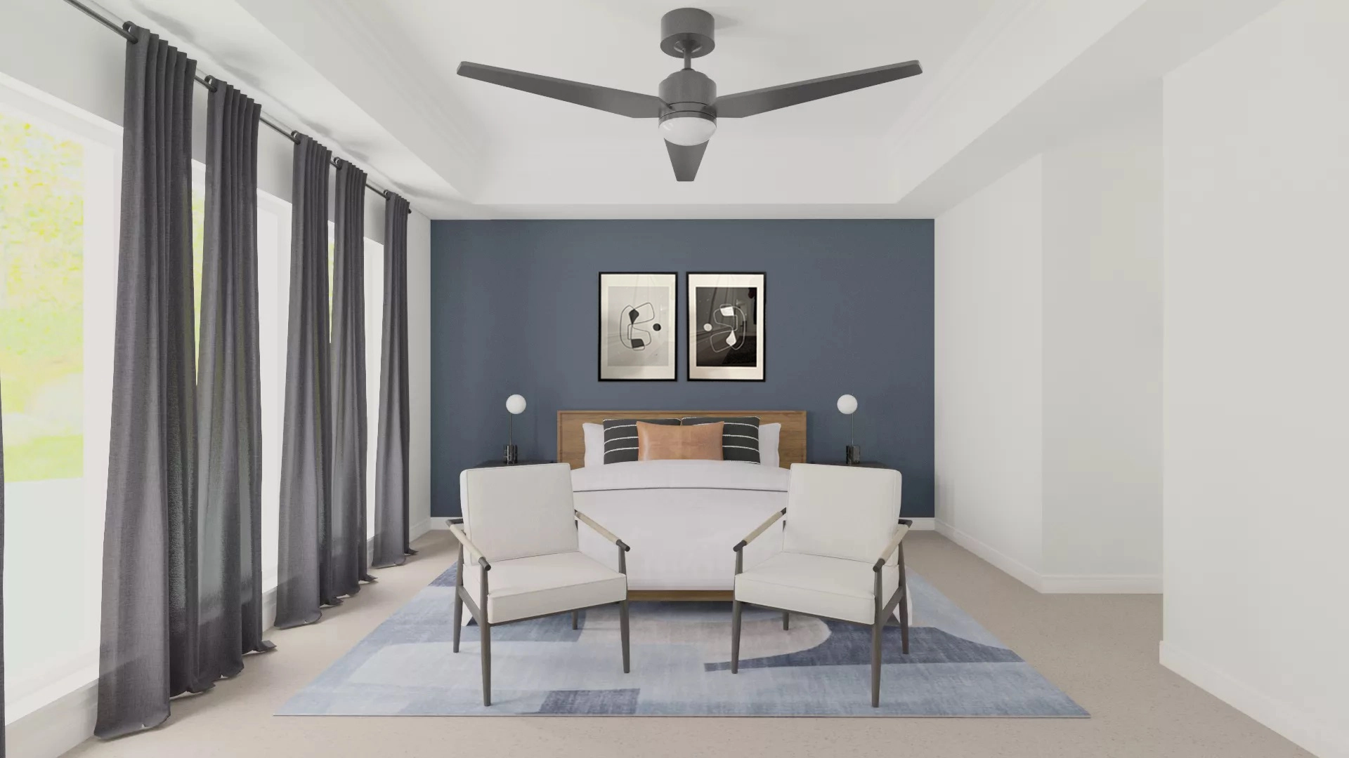 West elm best sale carbon framed chair