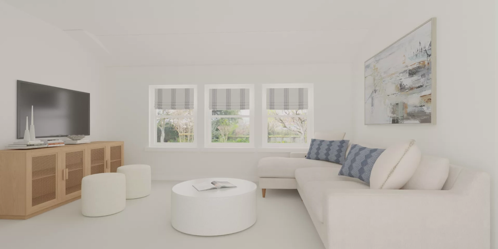 Abisko Quartz White Sofa Article Havenly