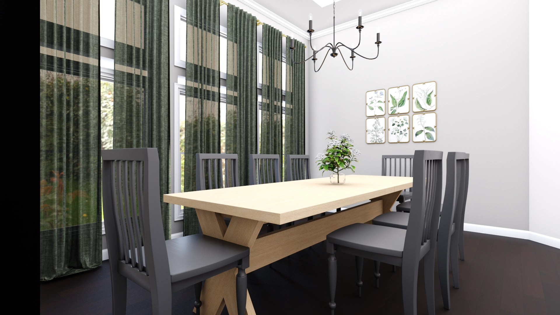 Florissant solid wood sales dining chair