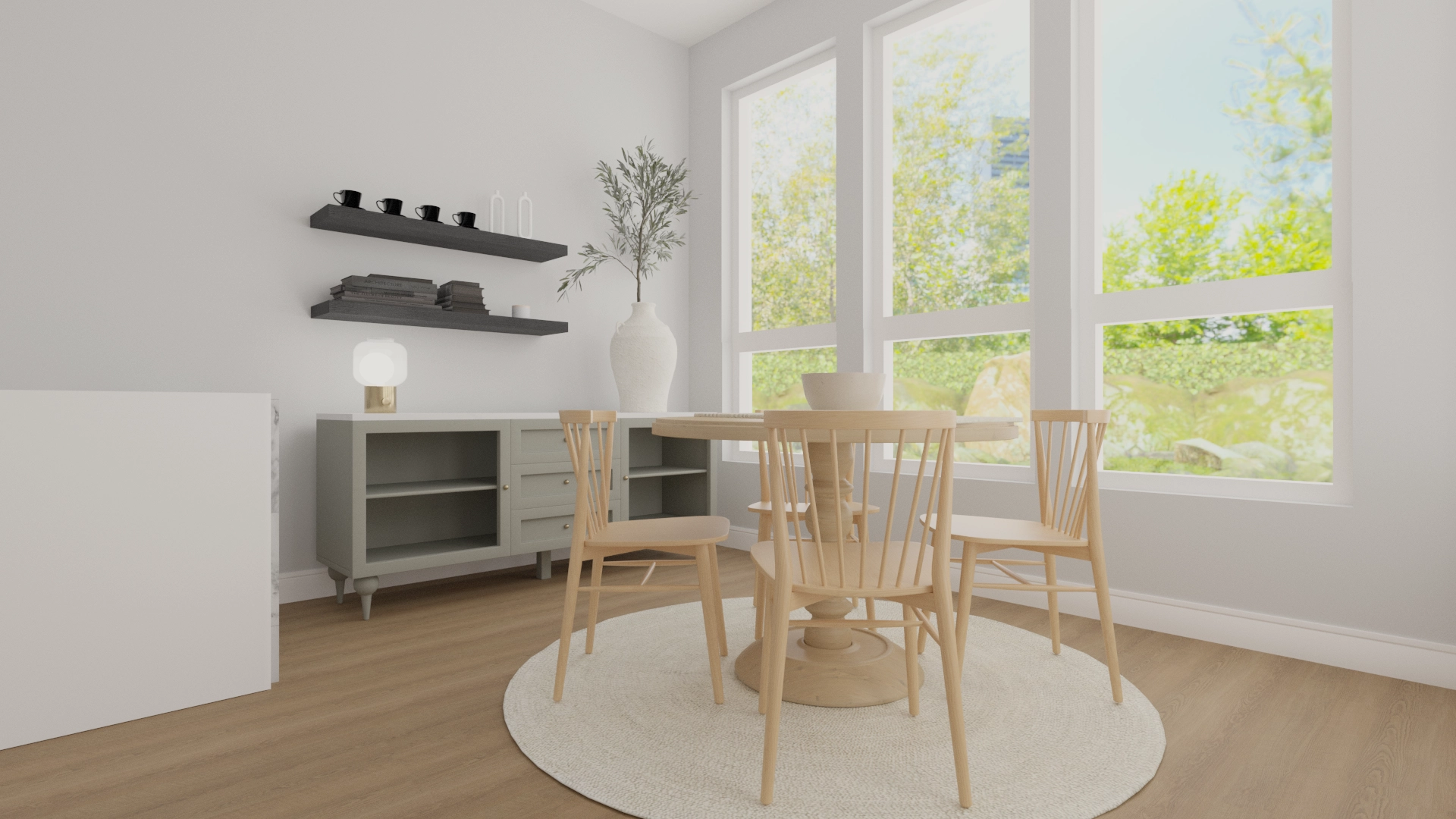 Dayanara solid wood slat back dining chair cheap