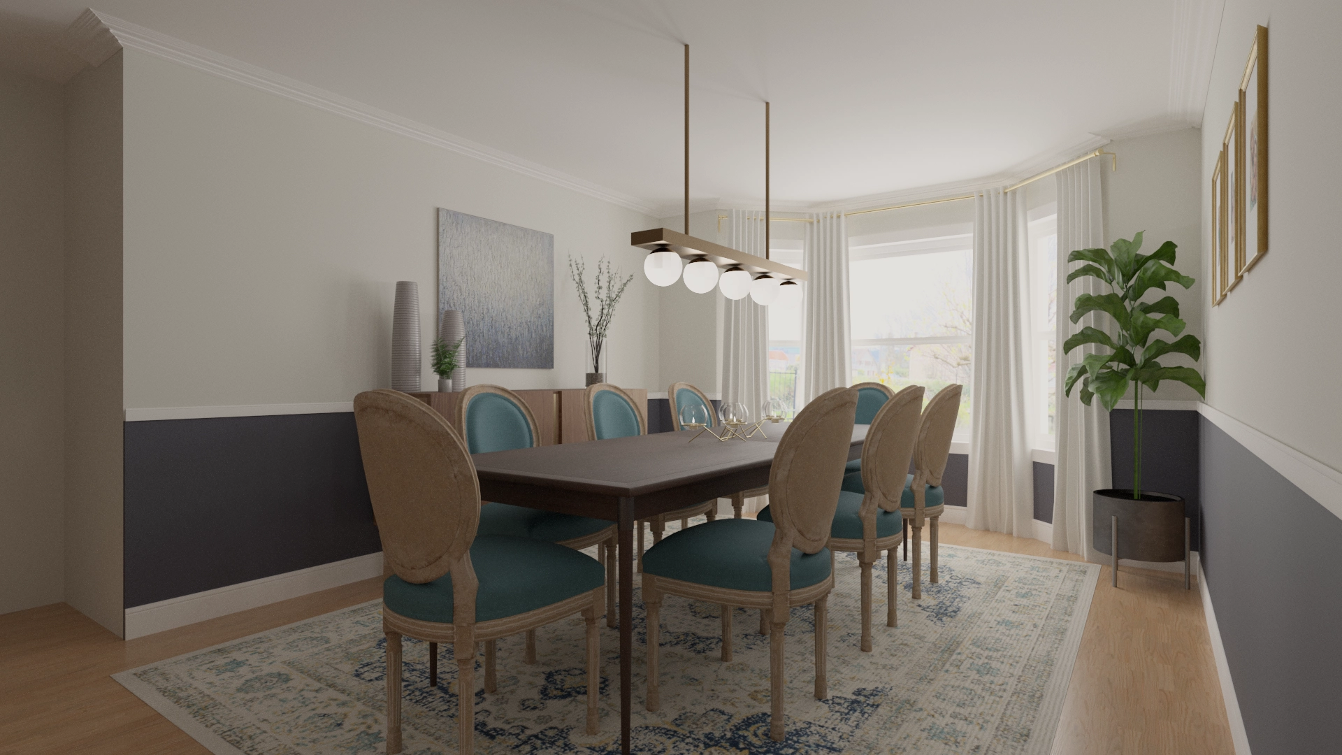 Haleigh upholstered king louis deals back side chair