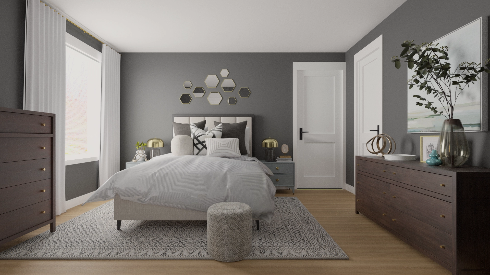 Laylah dickens queen clearance upholstered platform bed