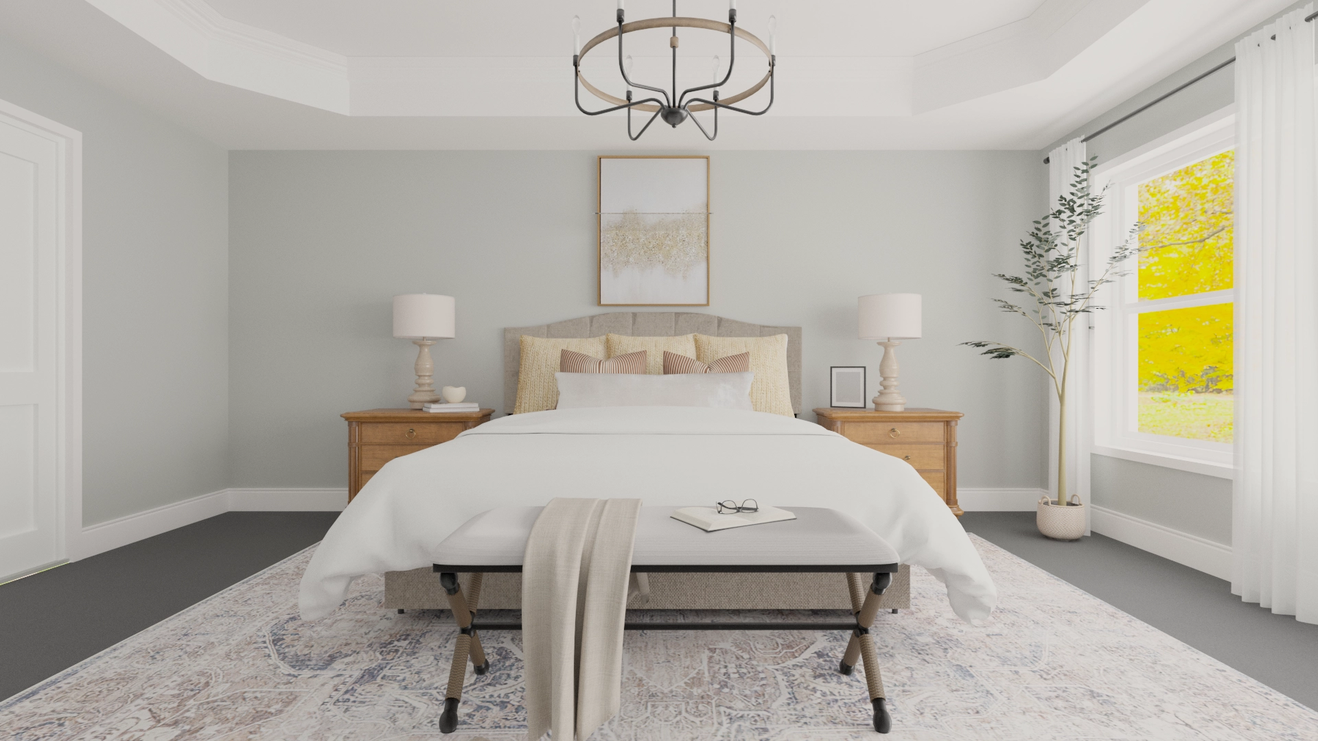 Hermione upholstered panel headboard new arrivals