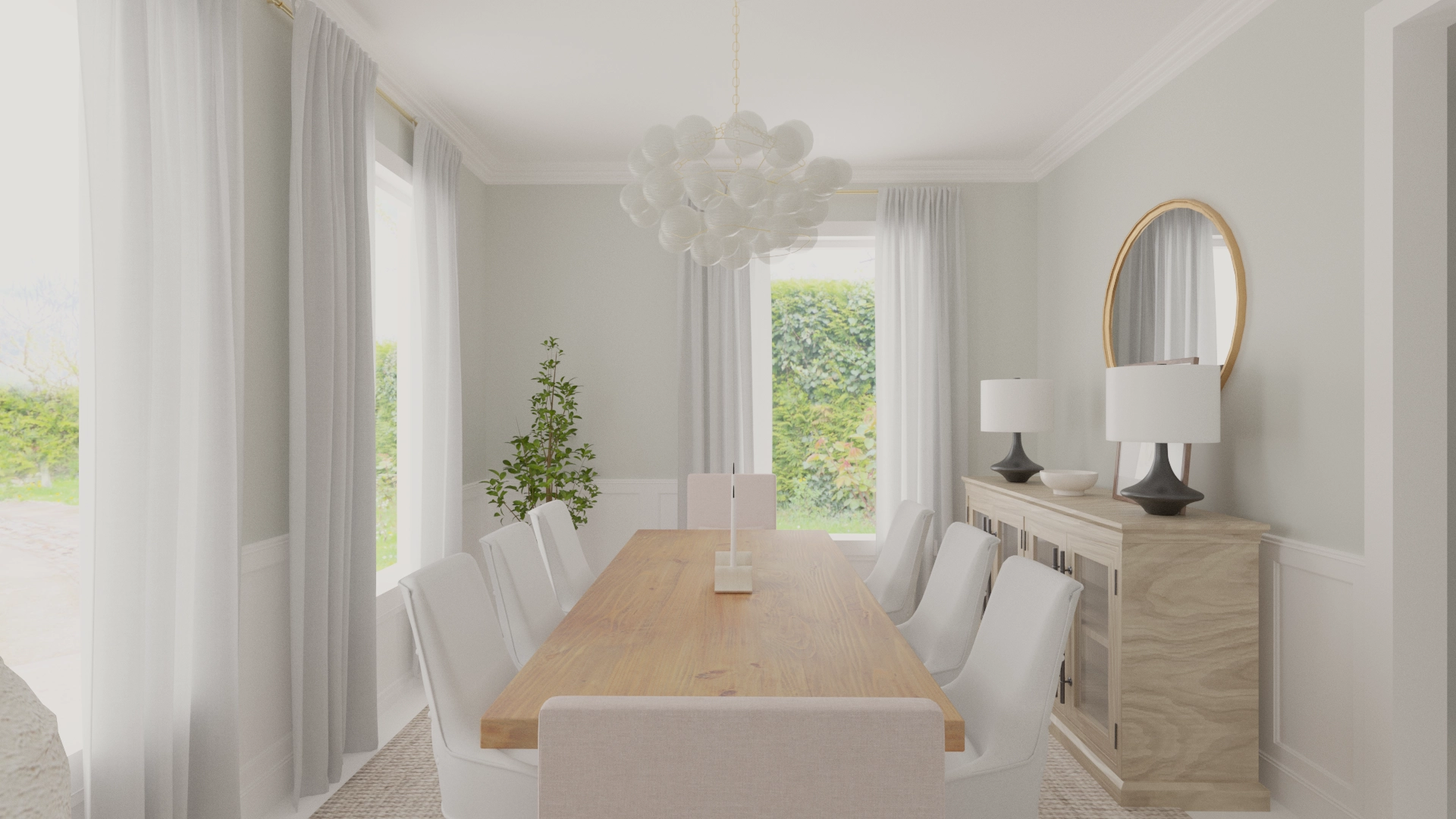 Gertrude Solid Wood Dining Table Wayfair Havenly