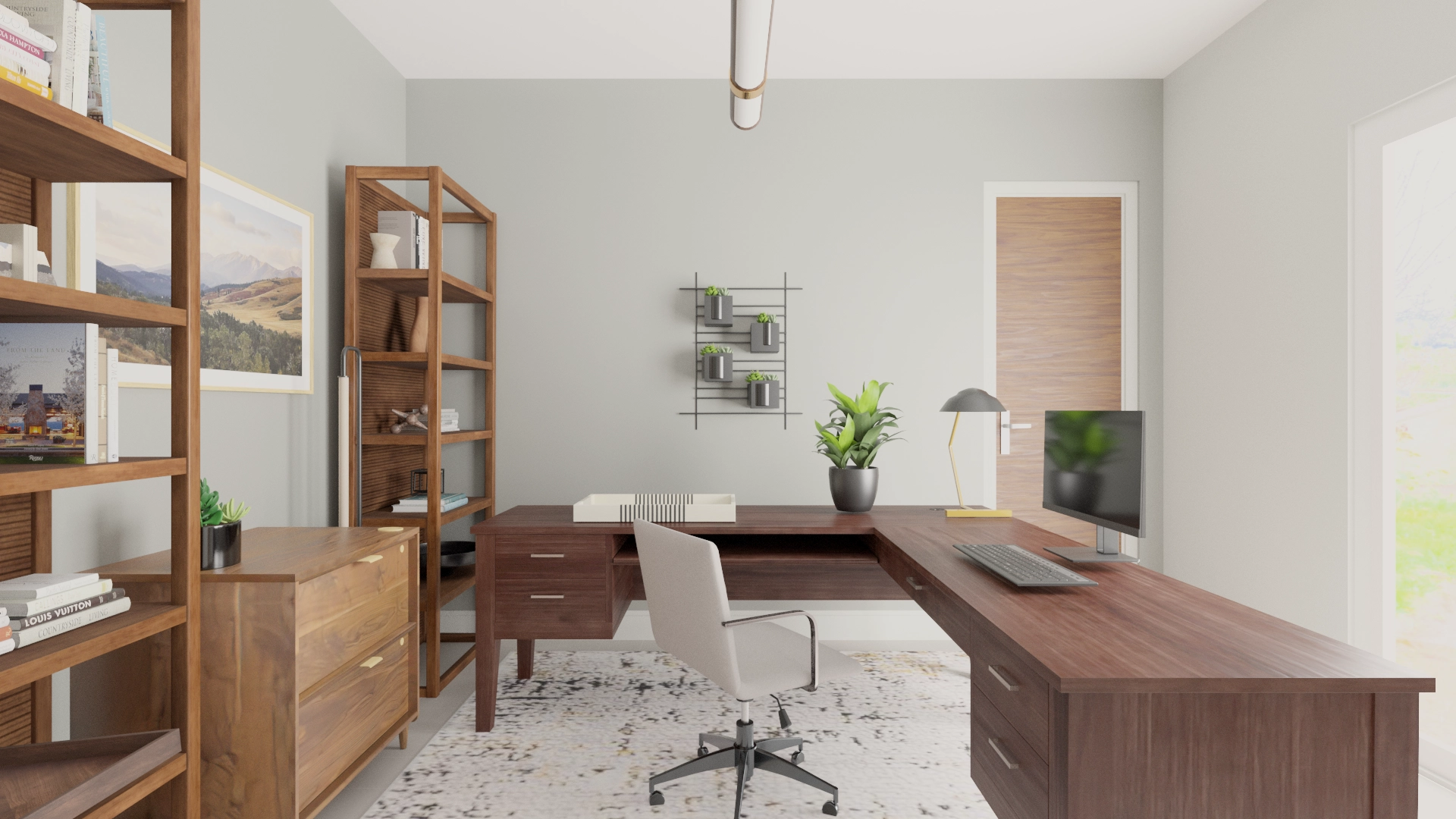 Vegan leather caramel shop lennon lounge chair