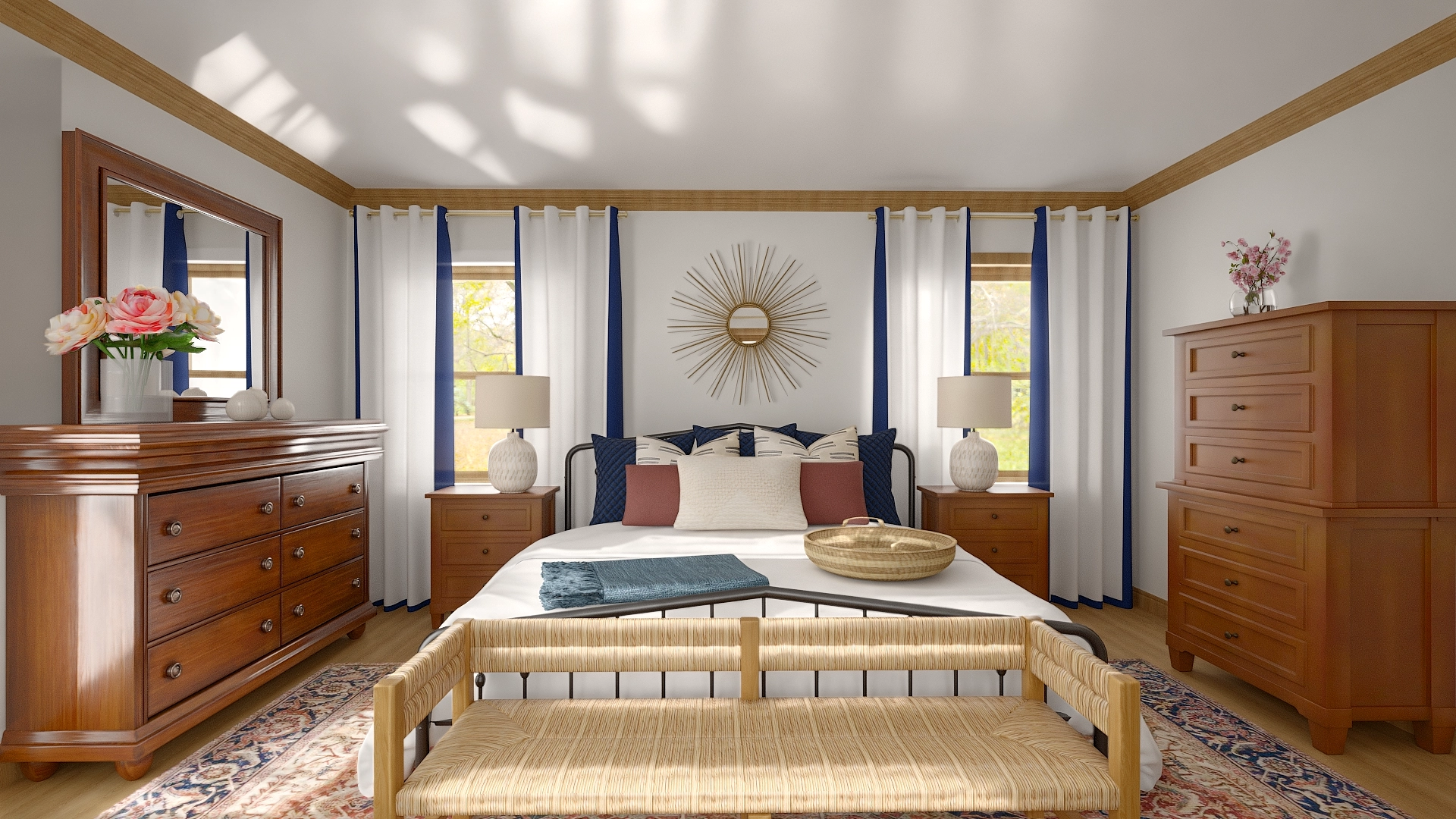 Fernwood metal queen standard bed hotsell
