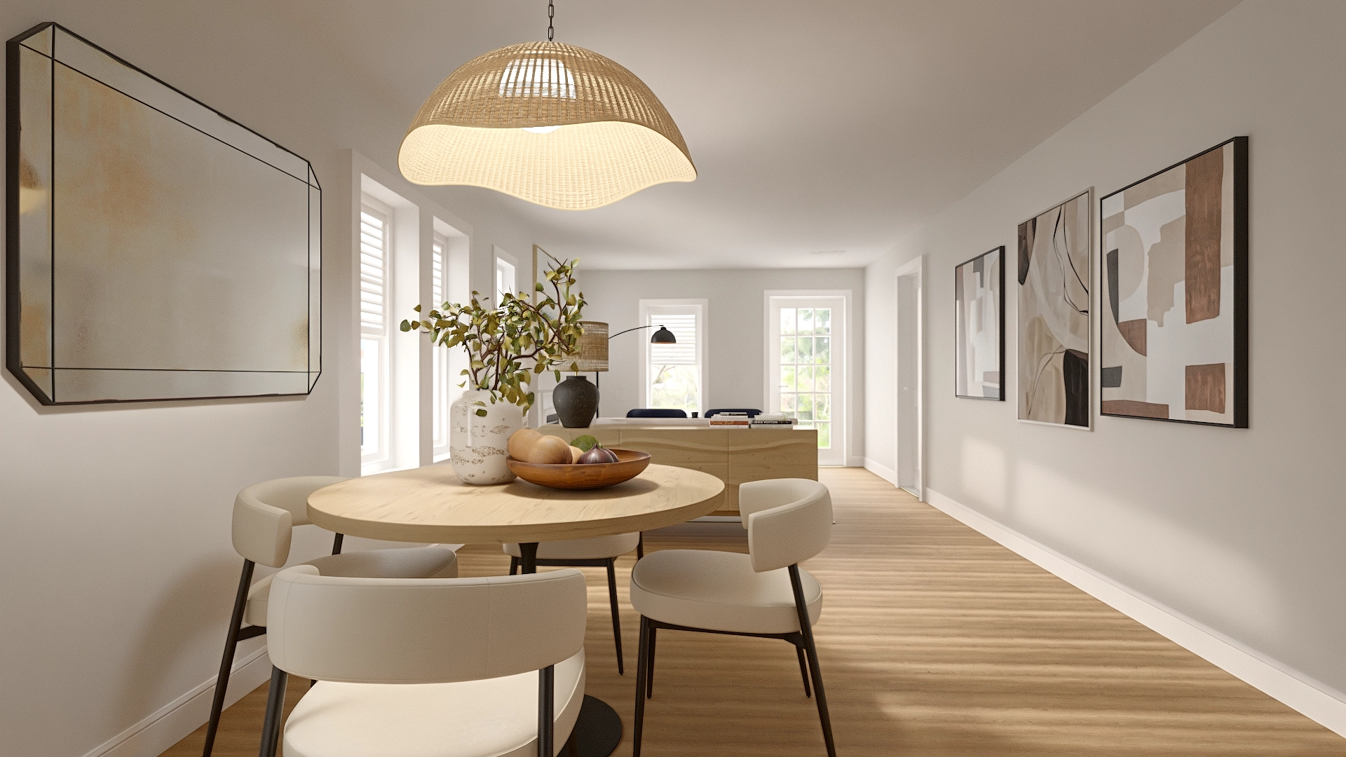Esphera grey round table lamp outlet