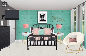 Contemporary, Modern, Glam Bedroom by Havenly Interior Designer Emerie