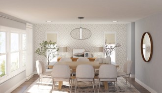 Midcentury Modern, Scandinavian Dining Room by Havenly Interior Designer Ana