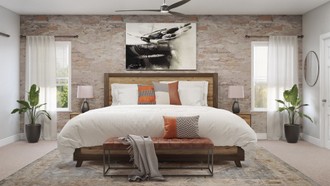 Industrial, Farmhouse, Rustic Bedroom by Havenly Interior Designer Austin
