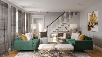 Modern, Glam Living Room by Havenly Interior Designer Karen