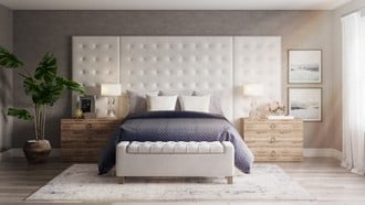 Modern, Classic, Glam Bedroom by Havenly Interior Designer Maria