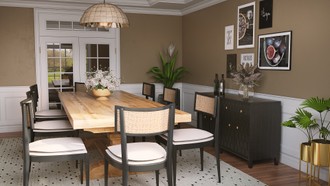 Classic Dining Room by Havenly Interior Designer Elyse