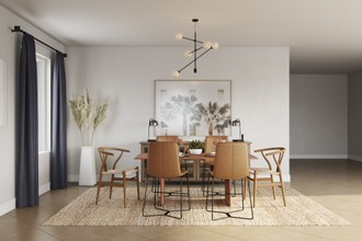 Bohemian, Coastal, Rustic, Global Dining Room by Havenly Interior Designer Diana