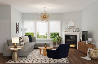 Eclectic, Midcentury Modern Living Room by Havenly Interior Designer Cathrine
