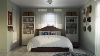 Bohemian Bedroom by Havenly Interior Designer Dani