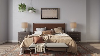 Modern, Bohemian, Global Bedroom by Havenly Interior Designer Leah