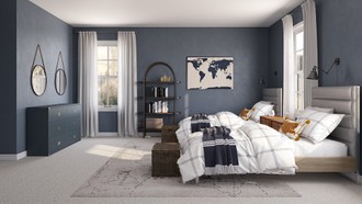 Coastal, Rustic, Preppy Bedroom by Havenly Interior Designer Sandra
