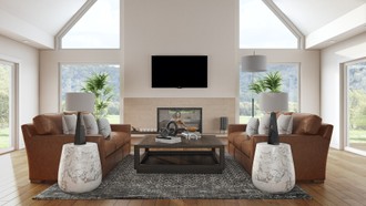 Modern, Industrial Living Room by Havenly Interior Designer Edith