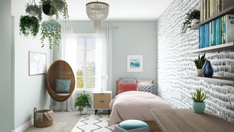Eclectic, Bohemian, Glam Bedroom by Havenly Interior Designer Tammy
