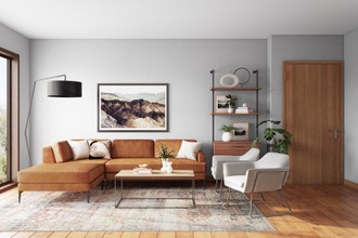 Industrial, Midcentury Modern Living Room by Havenly Interior Designer Andrea