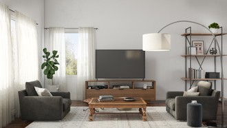 Modern, Industrial Living Room by Havenly Interior Designer Ryan