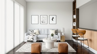 Modern, Scandinavian Living Room by Havenly Interior Designer Hayley