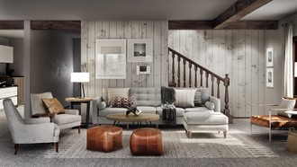Modern, Rustic Living Room by Havenly Interior Designer Jessie