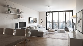 Contemporary, Glam Living Room by Havenly Interior Designer Sharon