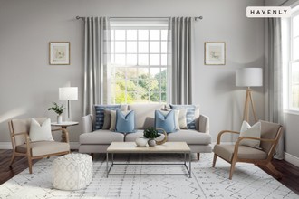 Modern, Midcentury Modern Living Room by Havenly Interior Designer Laura